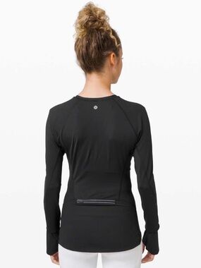 lululemon athletica Black Long Sleeve Athletic Tee